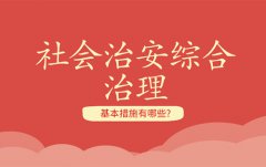 社會(huì)治安綜合治理的基本措施有哪些？